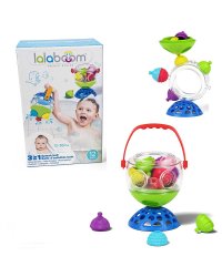 Игрушка развивающая "Lalaboom. Шар-ведерко 3 в 1", 12 предметов