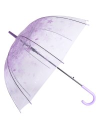 Зонт прозрачный "Фиолетовые цветы" (60 см)