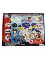 Набор для творчества "Clay Crayon", 6 цветов