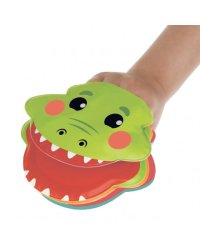 Книга для купания и игра на руку "Малыш Крок"