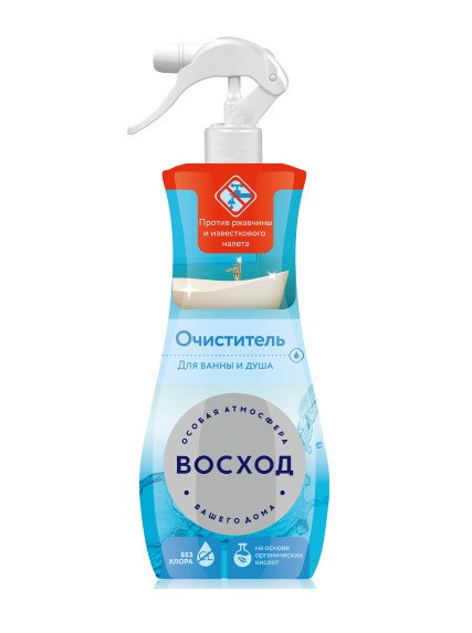 Обложка книги «Очиститель для ванны и душа "Восход", 400 мл»