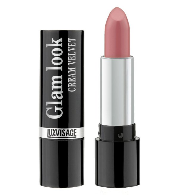 Губная помада LuxVisage GLAM LOOK cream velvet, тон 332 (ромовая нуга)