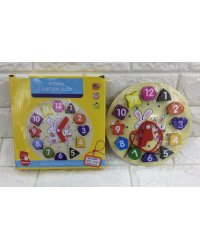 Деревянная игрушка "Часы-сортер"