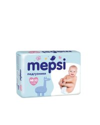 Подгузники детские Mepsi, NB (до 6 кг), 30 штук