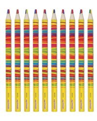 Карандаш с многоцветным грифелем &quot;Юнландия. Magic&quot;, 1 штука, утолщенный, заточенный