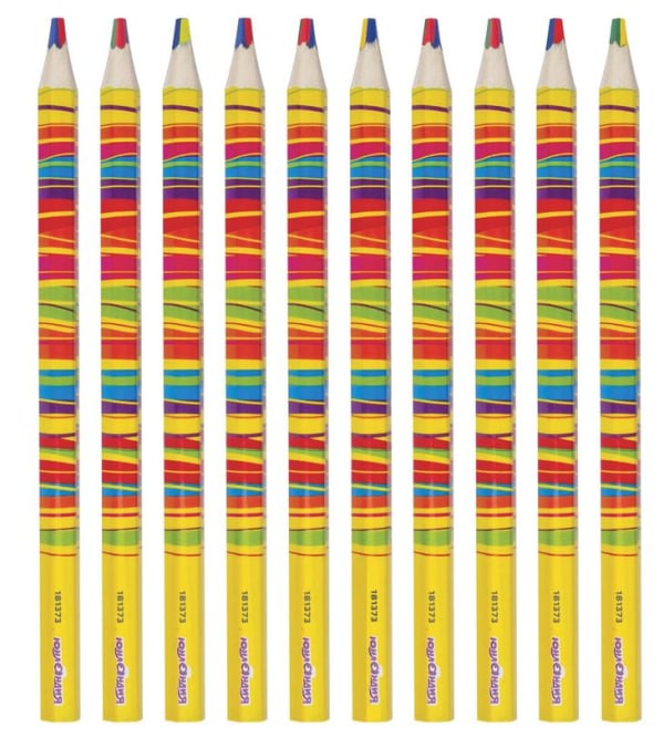 Карандаш с многоцветным грифелем &quot;Юнландия. Magic&quot;, 1 штука, утолщенный, заточенный