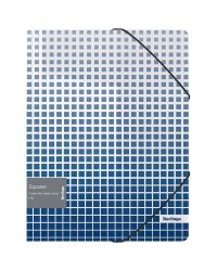 Папка на резинке "Squares", А4, 600 мкм