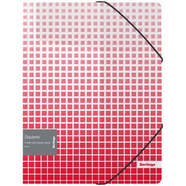 Папка на резинке "Squares", А4, 600 мкм