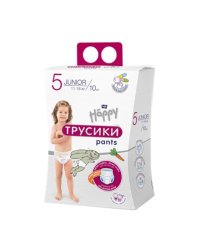 Подгузники-трусики Bella Baby Happy, 5 Junior, 11-18 кг, 10 штук