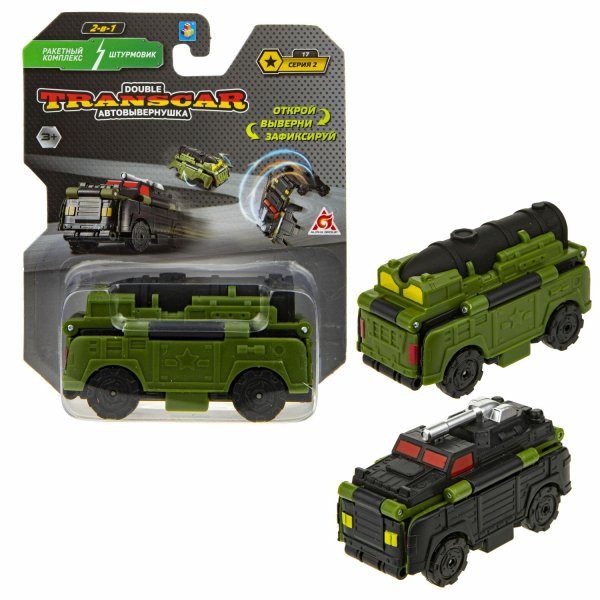 Обложка книги «Автовывернушки Transcar Double "Ракетный комплекс – Штурмовик", 8 см»