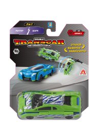 Автовывернушки Transcar Double "Раптор – Шарк", 8 см