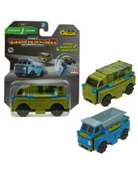 Автовывернушки Transcar Double "Транспортер – Самосвал", 8 см