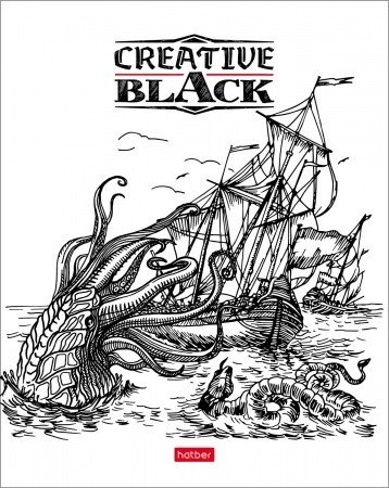 Тетрадь "Creative Black. Выпуск №1", А5, 48 листов, клетка