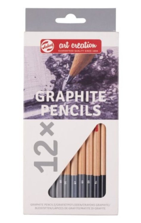 Набор чёрнографитных карандашей Art Creation "Graphite Pencils",12 штук