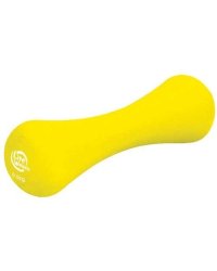 Гантель неопреновая "Lite Weights", цвет: желтый, 0,5 кг