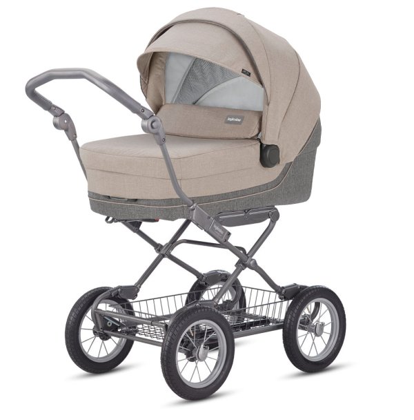 Коляска 2-в-1 Inglesina "Sofia System Duo" на шасси "Ergo Bike" (цвет: bermuda beige)