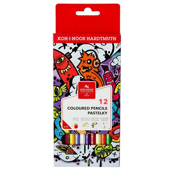Карандаши цветные Teenage, 12 цветов