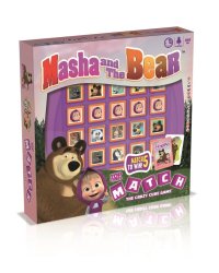 Настольная игра. Маша и Медведь. Match Top Trump