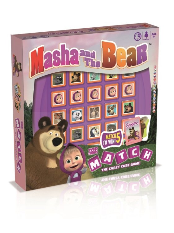 Обложка книги «Настольная игра. Маша и Медведь. Match Top Trump»