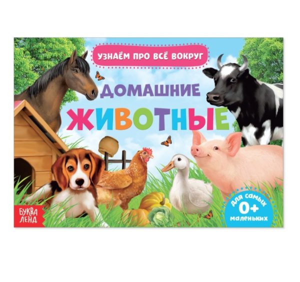 Обучающая книжка. Домашние животные