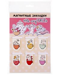 Магнитные закладки Не скуЧАЙ, 22х35 мм, 6 штук