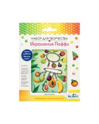 Украшение из Паффи стикеров. Тропиканка, 2 украшения
