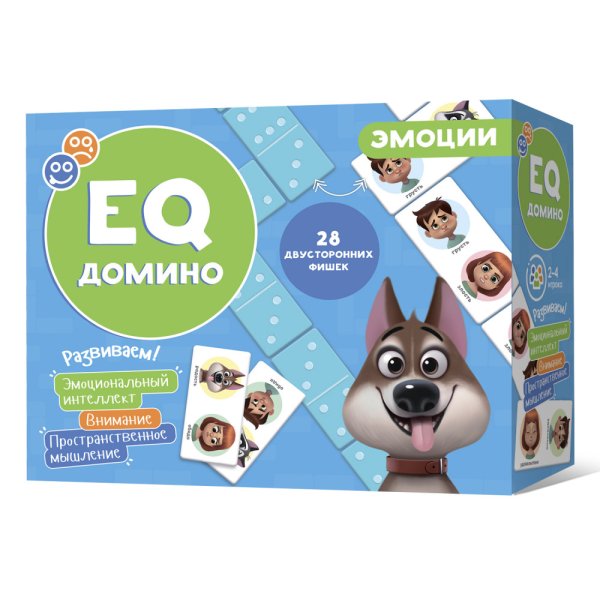 Обложка книги «EQ домино "Эмоции", 28 фишек»