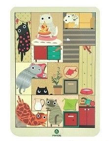 Обложка книги «Настольная игра "Тетрис большой. Коты и котики"»