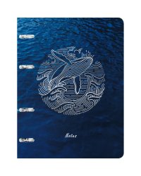 Тетрадь на кольцах "Sea", А5, 100 листов, клетка