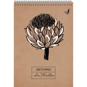 Скетчпад "Artichoke", 140х200 мм, 20 листов