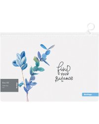Папка-конверт на молнии "Eco XS", A4, 180 мкм