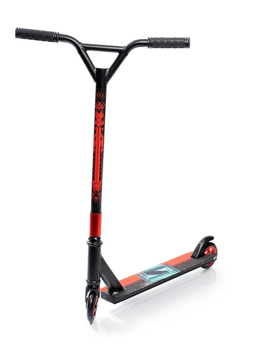 Самокат трюковой с принтом &quot;HOLTO-988&quot;, красный