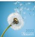 Календарь на 2022 год Цветы 3, квадратный, средний