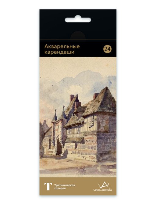 Акварельные карандаши Vista-Artista "Extra Fine. Поленов 03", 24 цвета, арт. GTG-WPS-24