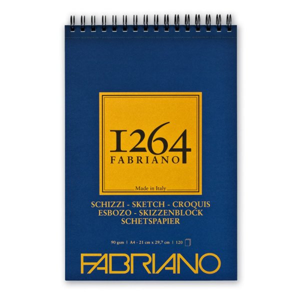 Альбом для графики "1264 Sketch", 21x29,7 см, 120 листов, спираль по короткой стороне