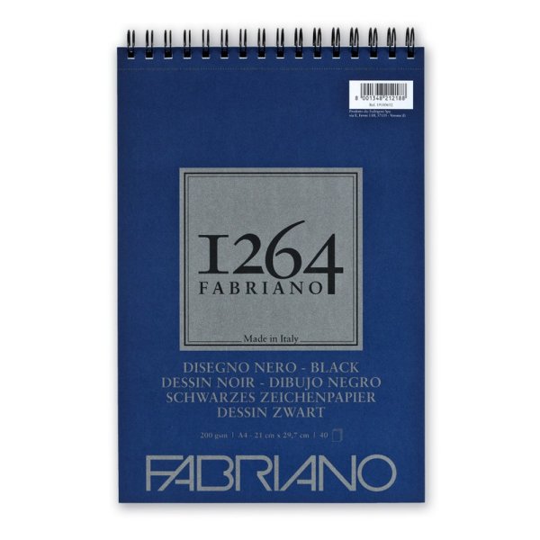 Альбом для графики. 1264 Black, 40 листов