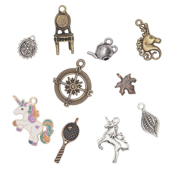 Набор подвесок декоративных №1, 10 штук