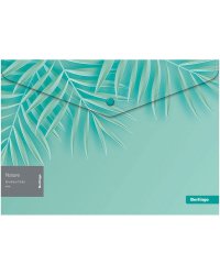 Папка-конверт на кнопке "Nature", A4, 180 мкм