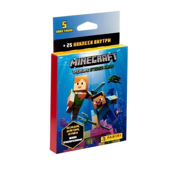 Блистер с наклейками "Minecraft"
