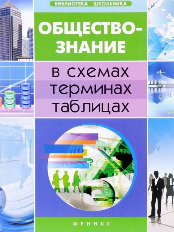 Обложка книги «Обществознание в схемах, терминах, таблицах» — Домашек Елена, ISBN 9785222264911