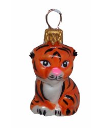 Елочное украшение (символ года) "Тигренок", мини, 5 см