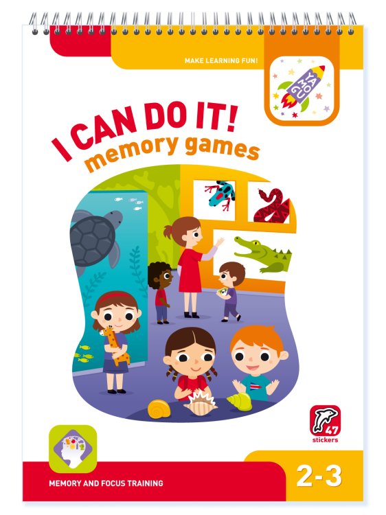 I can do it! Memory Games. 2-3 age. Я могу запоминать! 2-3 года (47 stickers)