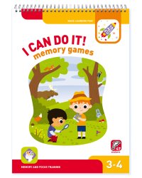 I can do it! Memory Games. 3-4 age. Я могу запоминать! 3-4 года (47 stickers)