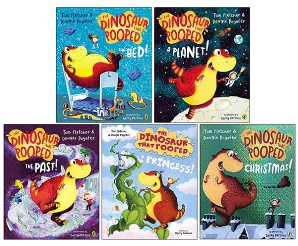 Dinosaur that Pooped Series 5 Books Collection Set (количество томов: 5)