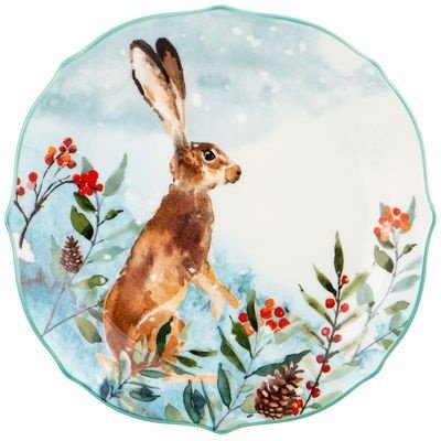 Тарелка закусочная "Лесная сказка. Заяц", 20,5 см