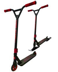 Самокат Yezz StartUp, с лыжами, цвет: черно-красный, арт. MS-152