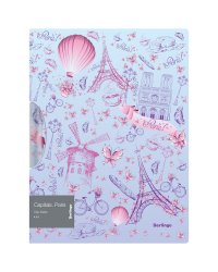 Папка с пластиковым клипом "Capitals. Paris", А4, 450 мкм