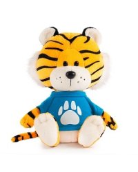 Тигренок "Тиша в футболке", 15 см