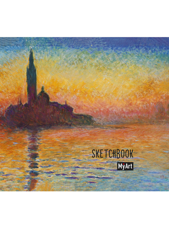 Квадратный скетчбук. Клод Моне