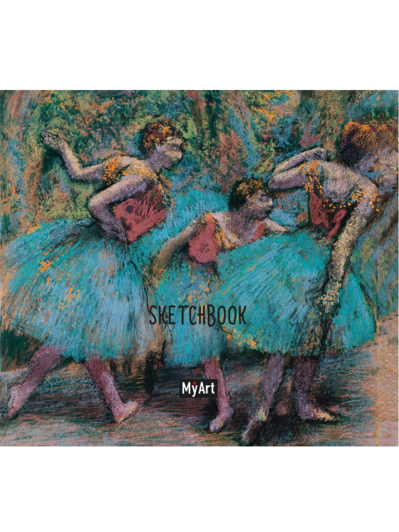 Квадратный скетчбук. Эдгар Дега
